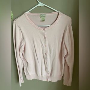 Preppy LL Bean Sweater Baby Pink